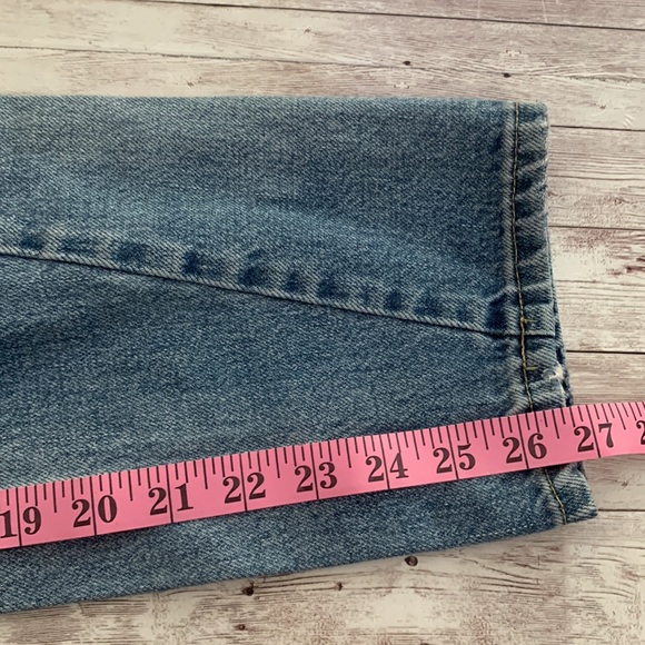 BDG Medium Wash Distressed High Rise Slim Boyfriend Jeans - Picture 10 of 13